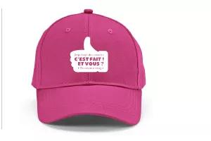 Casquette "Octobre rose"
