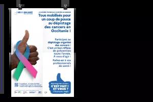 Affiche "Journée mondiale contre le cancer"