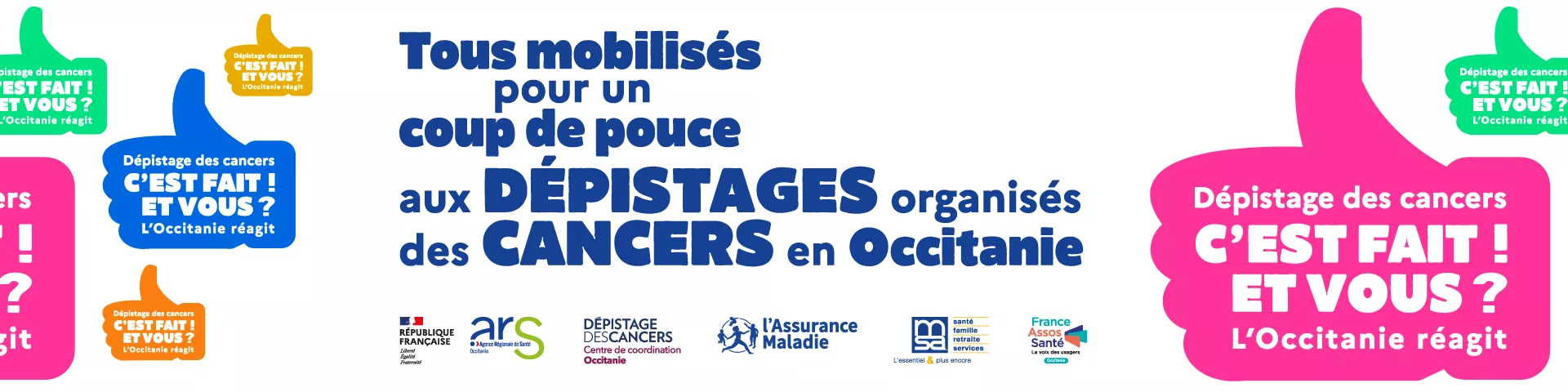 Tous mobilisés pour un coup de pouce aux dépistages organisés des cancers en Occitanie