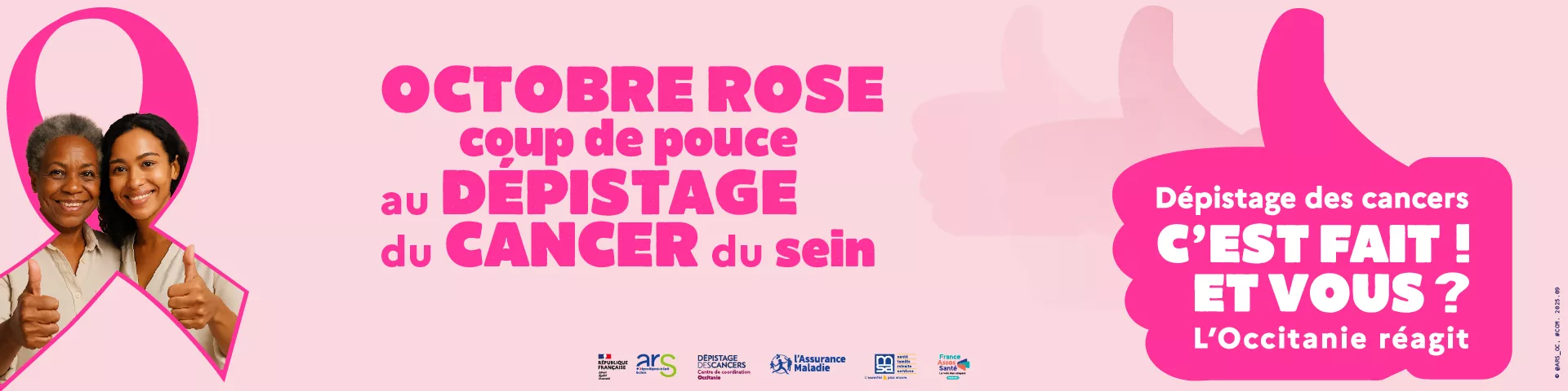 Octobre rose "Coup de pouce au dépistage du cancer du sein"